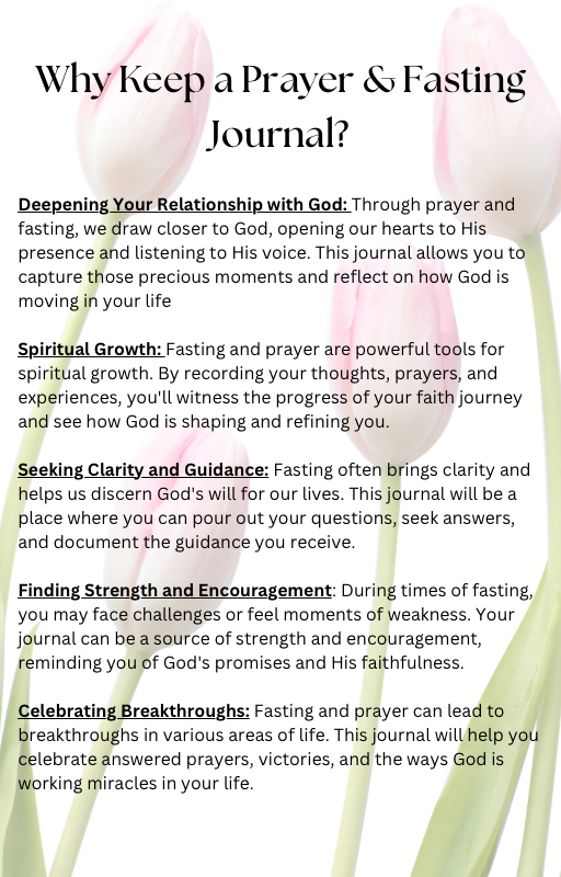 Digital 3-Day Prayer and Fasting journal